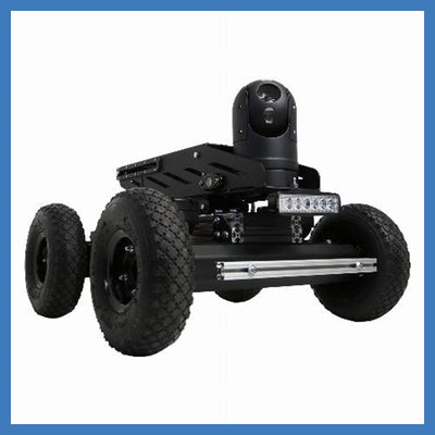 PTW-42-L 4x4 360° Inspection Robot Kit With Scissor Lift Tactical Radio Control System
